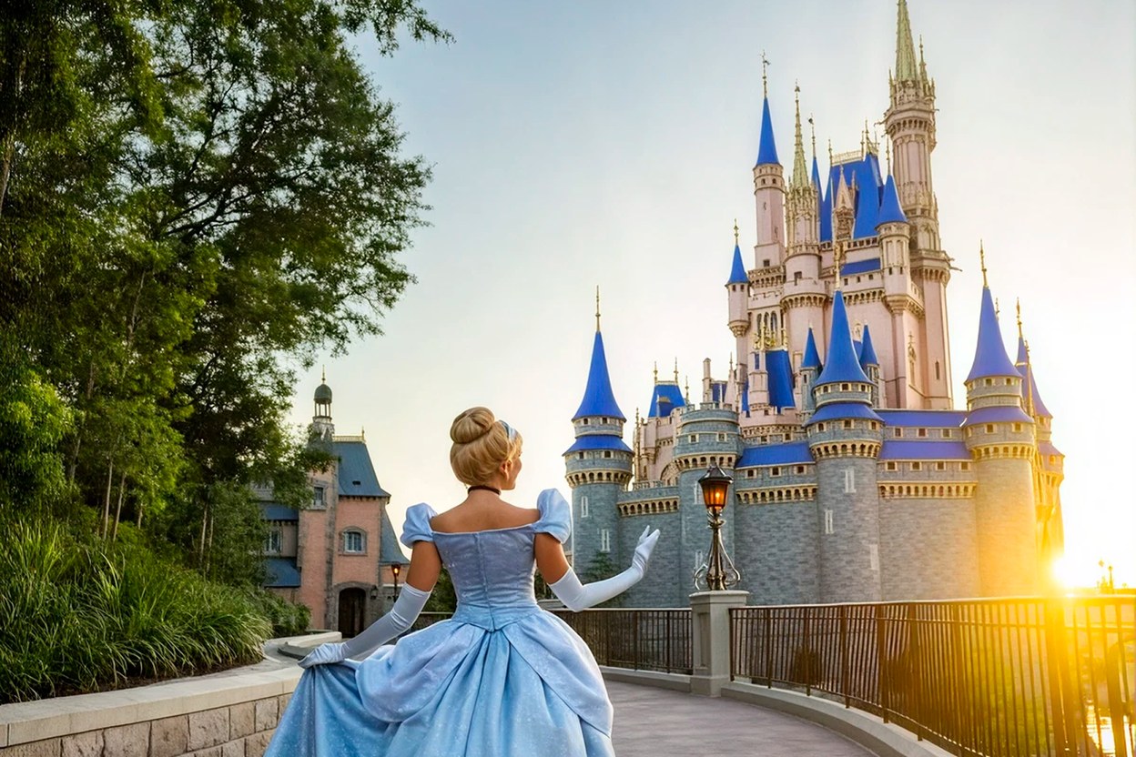 Vista de Orlando, destino de viagem